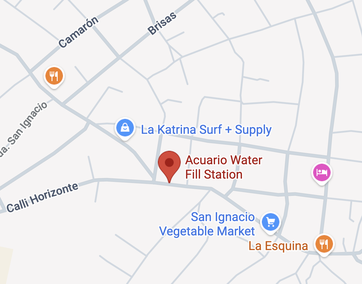 Oasis location map